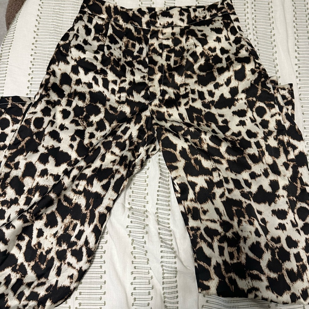 Leopard trouser pants